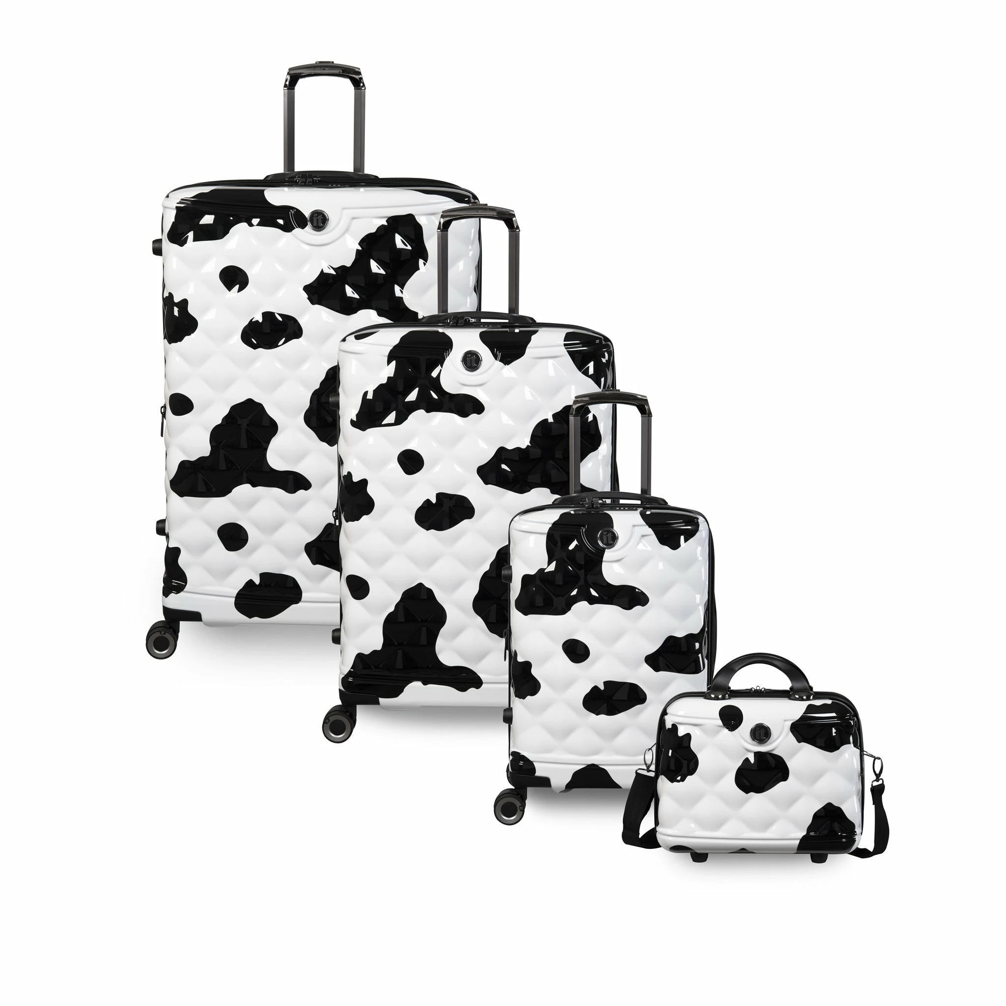 IT Luggage Indulging - 4pc Set (Moo Cow Print) 6 IT Luggage Indulging - 4pc Set (Moo Cow Print) - Image 6