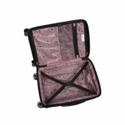 IT Luggage Indulging - Cabin (Moo Cow Print) -Suitcase Shop 33198 UK16 3039A08Moocowblack whiterepeatprintSSinterior18.5in f3ccf571 dad3 4285 8e8a 7f9672d60738