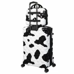 IT Luggage Indulging II - 4pc Set (Moo Cow Print) 34 IT Luggage Indulging II - 4pc Set (Moo Cow Print) -Suitcase Shop 33198 UK16 3039A08 16 3039A15Moocowblack whiterepeatprintSSBackpanel 44bde784 a26f 4d00 9396 4e82ed488910