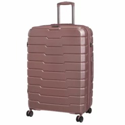 Prosperous - 3pc Set (Metallic Pink) -Suitcase Shop 60660 US16 2379 08Metallicpink S832Frontpanel29in