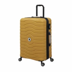 Intervolve - 3pc Set (Yellow) -Suitcase Shop 61310 US16 2586 08OldgoldSSFrontpanel25in