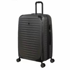 IT Luggage Lineal - 3pc Set (Dark Grey) -Suitcase Shop 61328 US16 2631 08DarkgreyS074SSFrontpanel29.5in 7985fe88 a747 4d88 8b85 6acb57704eeb