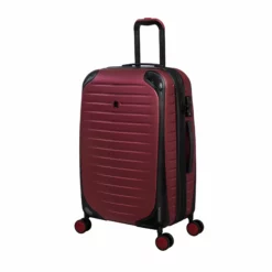 IT Luggage Lineal - 3pc Set (Wine Red) -Suitcase Shop 61328 US16 2631 08DeepclaretS008SSFrontpanel25in f373353b bae0 4737 ad6c 1d70fa196136