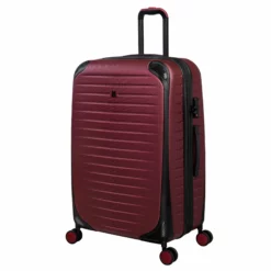IT Luggage Lineal - 3pc Set (Wine Red) -Suitcase Shop 61328 US16 2631 08DeepclaretS008SSFrontpanel29.5in 66367588 ce8b 46ef a63f 7e1065c3586c