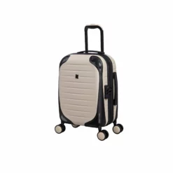 IT Luggage Lineal - 3pc Set (Oyster) -Suitcase Shop 61328 US16 2631 08OystergrayS821SSFrontpanel18.5in