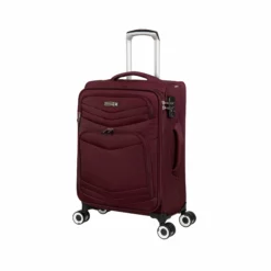 IT Luggage Intrepid - 4pc Set (Dark Red) -Suitcase Shop 61356 US12 2078D08DarkredS055SSFrontpanel19.5in