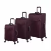 IT Luggage Lustrous - 3pc Set (Aubergine)