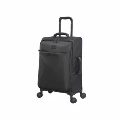 IT Luggage Lustrous - 3pc Set (Charcoal) -Suitcase Shop 61362 US12 2194 08CharcoalS561Frontpanel18B