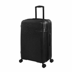 IT Luggage Valiant - 4pc Set (Black) -Suitcase Shop 61437 US16 2914 08BlackS001SSFrontpanel25in