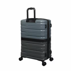 IT Luggage Interfuse - 3pc Set (Lead / Pewter) -Suitcase Shop 61527 US16 2936 08Lead PewterM332SSBackpanel
