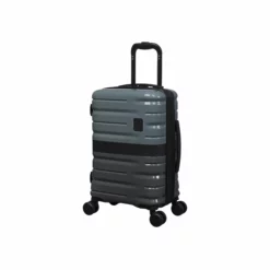 IT Luggage Interfuse - 3pc Set (Lead / Pewter) -Suitcase Shop 61527 US16 2936 08Lead PewterM332SSFrontpanel18.5in