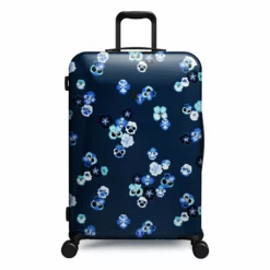 IT Luggage Sheen - 2pc Set (Pansies Floral Blue Depths) 21 IT Luggage Sheen - 2pc Set (Pansies Floral Blue Depths) -Suitcase Shop 61665 US16 2269C08PansiesfloralbluedepthsP723SSFrontpanel27in b6ea813d b9ef 4528 8715 22939b8b3753