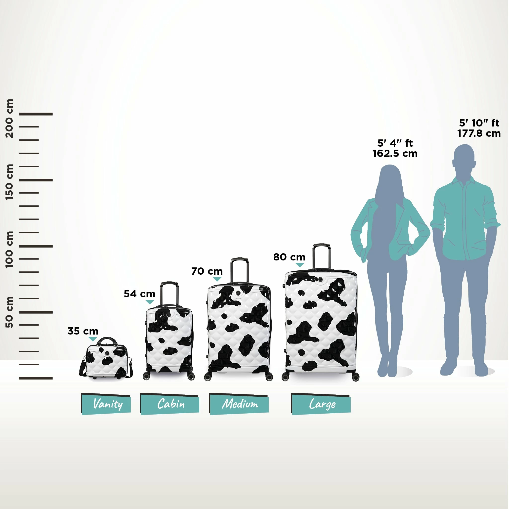 IT Luggage Indulging - 4pc Set (Moo Cow Print) 19 IT Luggage Indulging - 4pc Set (Moo Cow Print) - Image 19