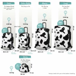 IT Luggage Indulging - Large (Moo Cow Print) 28 IT Luggage Indulging - Large (Moo Cow Print) -Suitcase Shop Indulging Moo full set dims weights ea63d700 4ce6 46d3 80dd 6fe36dd9b4c3