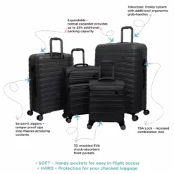 IT Luggage Fusional - Cabin (Warm Charcoal) 11 IT Luggage Fusional - Cabin (Warm Charcoal) -Suitcase Shop Infographic for Fusional 16 2920 V2 Warm charcoal Magnet V3 38be1f37 e3bd 4a5f bebe 7b4a3815b97f