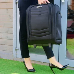 IT Luggage Intrepid - Underseat (Black) 15 IT Luggage Intrepid - Underseat (Black) -Suitcase Shop IntrepidUnderseat