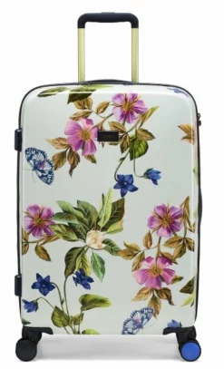 Joules Spring Wood Botanical 4-Wheel Medium 66cm Case