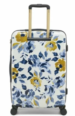 Joules Ocean Rose 4-Wheel Medium 66cm Case -Suitcase Shop JLH0102 107 Joules Medium Trolley Case 4W Ocean Rose 4
