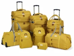 Joules Coast Trolley Duffle Bag -Suitcase Shop Joules Coast Luggage Antique Gold Grp3