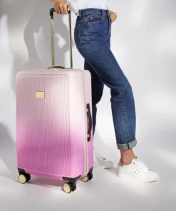 Dune London Olive Dip Dye 67cm Medium Suitcase -Suitcase Shop OLM67 Pkd 5