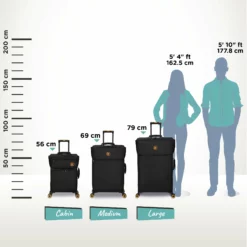 Simultaneous - Cabin (Black) -Suitcase Shop Simulataneous Blk Relative Size f822141f 6945 4afc 946e 7ba65a11c4c7