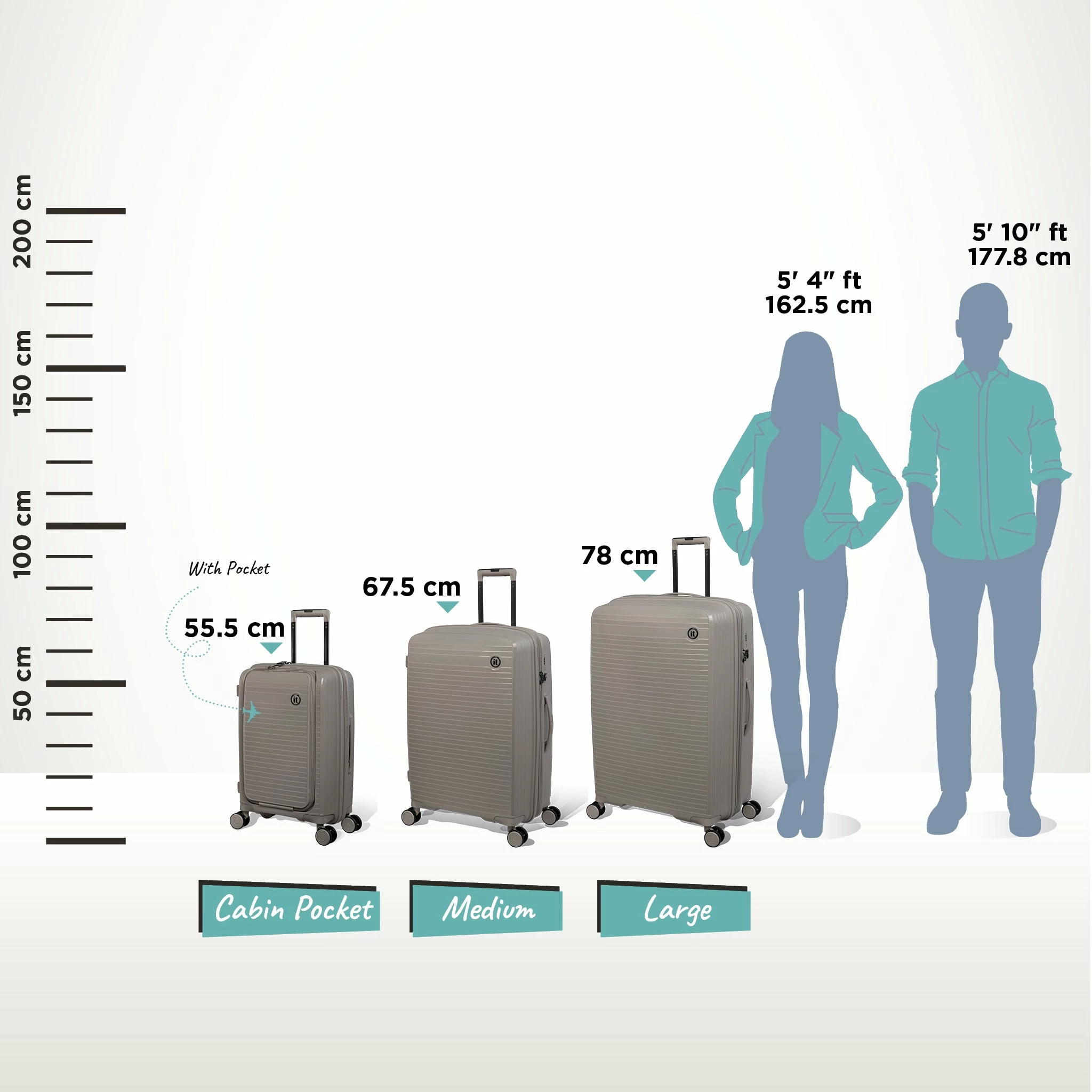 IT Luggage Spontaneous II - 3pc Set (Feather Grey) 18 IT Luggage Spontaneous II - 3pc Set (Feather Grey) - Image 18