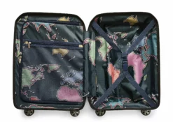 Ted Baker Flying Colours 54cm 4-Wheel Cabin Case -Suitcase Shop TBU Ted Baker Flying Colours Cabin Case internal