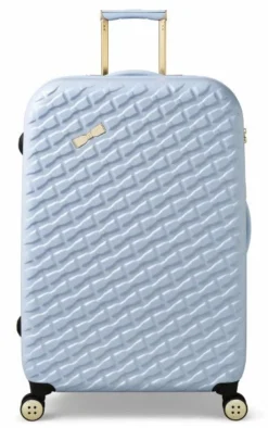 Ted Baker Belle 79cm 4-Wheel Large Suitcase -Suitcase Shop TBW0301 049 Belle Large Case Pale Blue 1