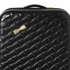 Ted Baker Belle 79cm 4-Wheel Large Suitcase -Suitcase Shop TBW0302 001 Belle Black branding