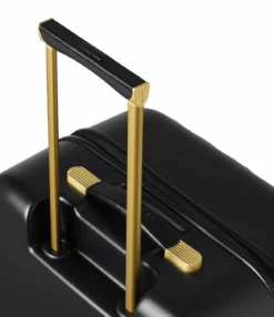 Ted Baker Belle 79cm 4-Wheel Large Suitcase -Suitcase Shop TBW0302 001 Belle Black trolleysystem close up 934d1905 9ba2 4365 9e24 61a052983cbb