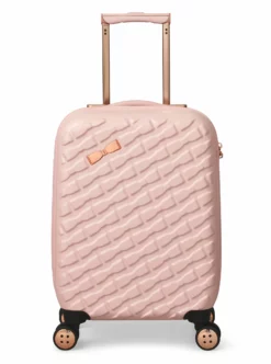 Ted Baker Belle 54cm 4-Wheel Cabin Suitcase 26 Ted Baker Belle 54cm 4-Wheel Cabin Suitcase -Suitcase Shop TBW0303 017 Belle Cabin Case Pink 1