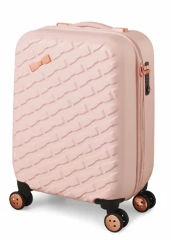 Ted Baker Belle 54cm 4-Wheel Cabin Suitcase 27 Ted Baker Belle 54cm 4-Wheel Cabin Suitcase -Suitcase Shop TBW0303 017 Belle Cabin Case Pink 2