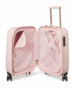 Ted Baker Belle 54cm 4-Wheel Cabin Suitcase 29 Ted Baker Belle 54cm 4-Wheel Cabin Suitcase -Suitcase Shop TBW0303 017 Belle Cabin Case Pink 3
