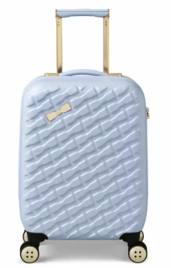 Ted Baker Belle 54cm 4-Wheel Cabin Suitcase 35 Ted Baker Belle 54cm 4-Wheel Cabin Suitcase -Suitcase Shop TBW0303 049 Belle Cabin Case Pale Blue 1