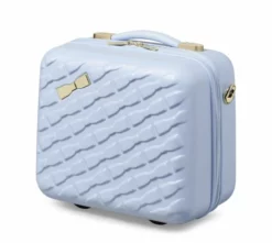 Ted Baker Belle Vanity Case -Suitcase Shop TBW0304 049 Belle Vanity Case Pale Blue 3