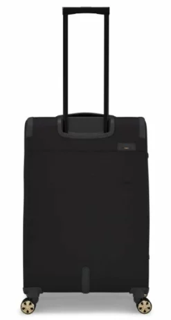 Ted Baker Albany Eco Soft Side 4-Wheel 69cm Medium Suitcase -Suitcase Shop TBW7002 001 Ted Baker Albany Eco Black Medium Case 4