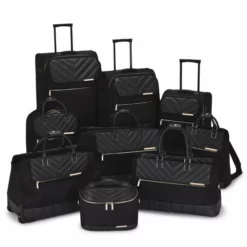 Ted Baker Albany Eco Soft Side 2-Wheel Business Case -Suitcase Shop TBW Ted Baker Albany Eco Black Luggage Grp1
