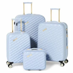 Ted Baker Belle 79cm 4-Wheel Large Suitcase -Suitcase Shop TBW Ted Baker Belle Pale Blue Luggage Grp3 bbf1828e 468a 4faf 8bbb 692d98546b57