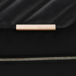 Ted Baker Albany Eco Soft Side 4-Wheel 80cm Large Suitcase -Suitcase Shop Ted Baker Albany Eco Black branding b787ca4d 6500 4085 8d45 26eac81ef380