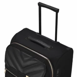 Ted Baker Albany Eco Soft Side 4-Wheel 69cm Medium Suitcase -Suitcase Shop Ted Baker Albany Eco Black trolley system handle up 7eb208d0 17e0 49f3 b66d 440146c2ed54