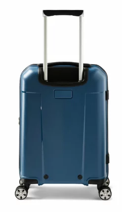 Ted Baker Flying Colours 54cm 4-Wheel Cabin Case -Suitcase Shop Ted Baker Flying Colours Baltic Blue back of case handle up