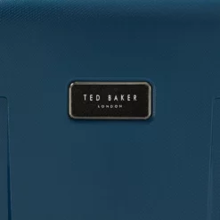 Ted Baker Flying Colours 54cm 4-Wheel Cabin Case -Suitcase Shop Ted Baker Flying Colours Baltic Blue branding