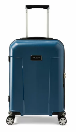 Ted Baker Flying Colours 54cm 4-Wheel Cabin Case -Suitcase Shop Ted Baker TBU0403 002 Flying Colours Cabin Case Baltic Blue 1