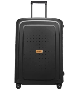 Samsonite S'Cure ECO 69cm Medium 4 Wheel Spinner Suitcase -Suitcase Shop amedScureblk1