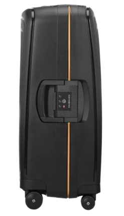 Samsonite S'Cure ECO 69cm Medium 4 Wheel Spinner Suitcase -Suitcase Shop amedScureblk4