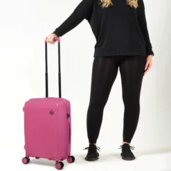 IT Luggage Spontaneous - Cabin (Azalea Pink) -Suitcase Shop it Luggage MAR23 04 V2 PINK NO POCKET
